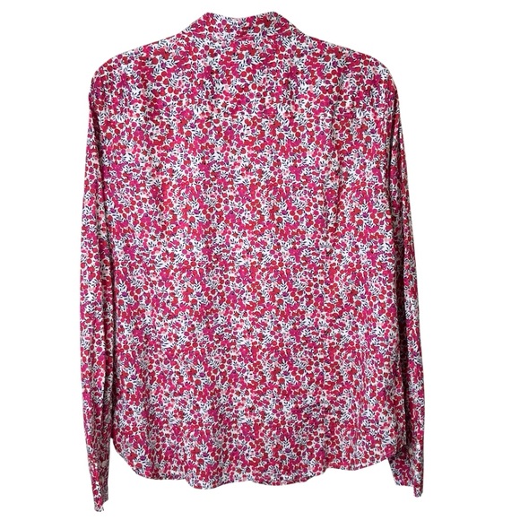 J. Crew Cotton Poplin Shirt in Liberty Wiltshire Print - Picture 2 of 7